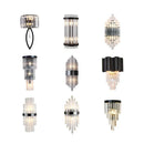 GobekUsa Crystal Wall Lamp: Modern Light Luxury for Living Room, Bedroom, and Corridor
