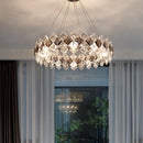 GobekUsa Crystal Chandelier: Postmodern Luxury Pendant for Living Room, Bedroom, and Restaurant