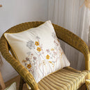 GobekUsa Cotton Linen Embroidery Japanese Style Pillowcase 45x45cm