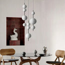 GobekUsa LED White Glass Ball Pendant Lamp for Home Decor.
