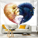GobekUsa Boho Wildlife Tapestry Wall Hanging Psychedelic Home Decor