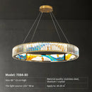 GobekUsa Crystal Chandelier Ring Light Modern Elegant Dining Living Room Lighting