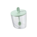 GobekUsa ABS Spice Jar Set with Spoon for Salt Sugar Pepper Powder