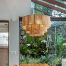 GobekUsa Hemp Rope Pendant Lights Wall Sconce for Living Room Bedroom Japanese Style