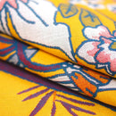 GobekUsa 100% Cotton Large Bath Towel 80x160cm - Absorbent, Quick-Drying, Four Seasons, Flowers and Bird Design
