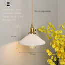 GobekUsa Japanese Ceramic Pendant Light Scandinavian Style Luxury Lamp