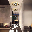 GobekUsa Black Gold LED Ceiling Lights with Remote Control - Indoor Chandelier Lighting