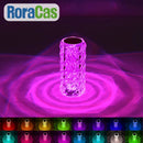 GobekUsa Crystal LED Night Light, USB Rechargeable Ambient Lamp for Room Decor