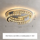 GobekUsa Crystal LED Pendant Lights Chrome Steel Modern Luxury Fixtures