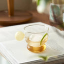 GobekUsa Glass Spherical Handle Coffee Mug, 310ml
