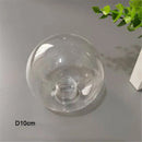 GobekUsa Clear Glass Pendant Lamp Shade with 2.2cm Thread for Chandeliers & Hanging Lights