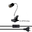GobekUsa Adjustable Gooseneck Clip Lamp Holder for Home Office Bedside