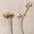 GobekUsa Brass Bidet Shattaf System for Hygienic Washing and Anal Shower