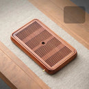 GobekUsa Bamboo Tea Tray Dual Purpose Kung Fu Tea Set Water Storage Tea Board