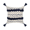 GobekUsa Ethnic Geometric Printed Tufted Tassels Cushion Cover for Sofa Living Room
