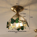 GobekUsa Glass LED Ceiling Lamp Modern Copper Socket Ceiling Lights
