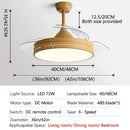 GobekUsa DC Motor Ceiling Fan Light with Control for Bedroom, Living Room & Restaurant.