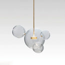 GobekUsa LED Glass Ball Chandelier Pendant Lights for Living & Dining Room