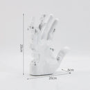 GobekUsa Abstract Mosaic Sculpture Hand Model Resin Figurine Home Desktop Decor