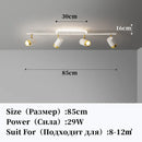 GobekUsa LED Chandelier with Spotlights for Living Room Bedroom Ceiling Decor