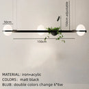 GobekUsa Artificial Plant Pendant Light: Nordic DIY Sky Garden LED Hanging Lamp