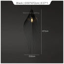 GobekUsa Leaf Chandelier LED Pendant Light Modern Minimalist Hanging Lamp for Home Decor