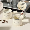 GobekUsa Espresso Measuring Cup with Scale, Milk Pitcher, and Latte Mixer