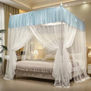 GobekUsa Large Space Mosquito Net with Bracket. Encrypt Mesh, Insect-Proof Bed Curtain for Household.