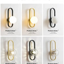 GobekUsa LED Glass Wall Sconce Lamp for Bedroom Living Room Staircase
