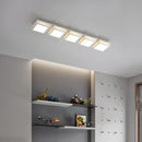 GobekUsa Black White LED Ceiling Lights Modern Minimalist Bedroom Study Lighting Fixtures