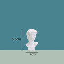 GobekUsa David Portrait Resin Sculpture Modern Desk Ornaments and Home Decor