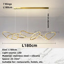 GobekUsa Gold LED Ring Ceiling Chandelier: Modern Luxury for Bar, Hotel, Bedroom & Restaurant