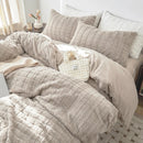 GobekUsa Cozy Rabbit Velvet Queen Bedding Set for Autumn/Winter