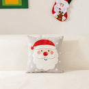 GobekUsa Embroidered Christmas Pillow Cases for Festive Decor