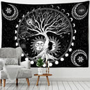 GobekUsa Green Life Tree Tapestry Wall Hanging for Hippie Aesthetics Room Decor