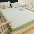 GobekUsa Little Bear Jacquard Cooling Mat: Soft, Breathable, & Durable Bed Cover