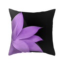 GobekUsa Blue Purple Polyester Pillow Case Throw Pillow Cover for Home Office Bedroom Sofa