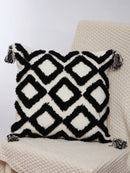 GobekUsa Geometric Chenille Embroidered Pillow Covers Boho Moroccan Style Decor