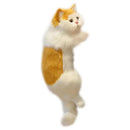 GobekUsa Cat Dog Plush Ornaments Dolls for Home Decor & TV, Realistic Pet Figurines