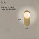 GobekUsa Frosted Glass Ball LED Wall Lamp for Bedroom and Corridor