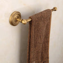GobekUsa Brass Wall-Mounted Round Towel Ring: Solid Antique Brass Bathroom Towel Holder