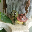 GobekUsa Crawling Turtle Sculpture Resin Decor for Garden, Yard, Balcony, Lawn