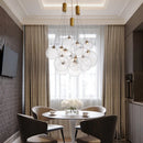 GobekUsa Glass Ball LED Pendant Chandelier for Modern Spaces