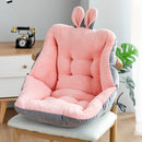 GobekUsa Cartoon Velvet Chair Cushion with Back Support