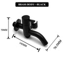 GobekUsa Brass Dual Purpose Bidet Faucet Set for Bathroom Sprayer and Shower