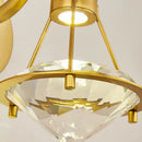 GobekUsa Diamond Crystal Wall Lamp for Bedroom Living Room Staircase Indoor Lighting