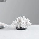 GobekUsa Coral Resin Sculpture: Modern Desk Decor & Artwork Crafted Landscape Ornaments