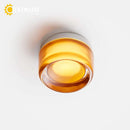 GobekUsa Glass Round Wall Sconce Light for Indoor Outdoor Living Bathroom Porch Decoration