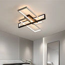 GobekUsa LED Rectangular Chandelier Art Ceiling Light for Living Room Bedroom