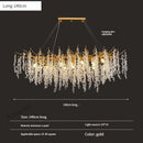 GobekUsa Gold Crystal Grapes Chandelier for Dining Living Room Bedroom